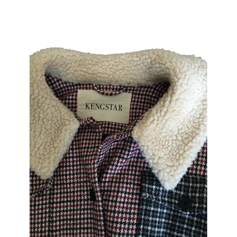 Kengstar “Giaccone”-NWT-Multicolor Patchwork Sher… - image 6